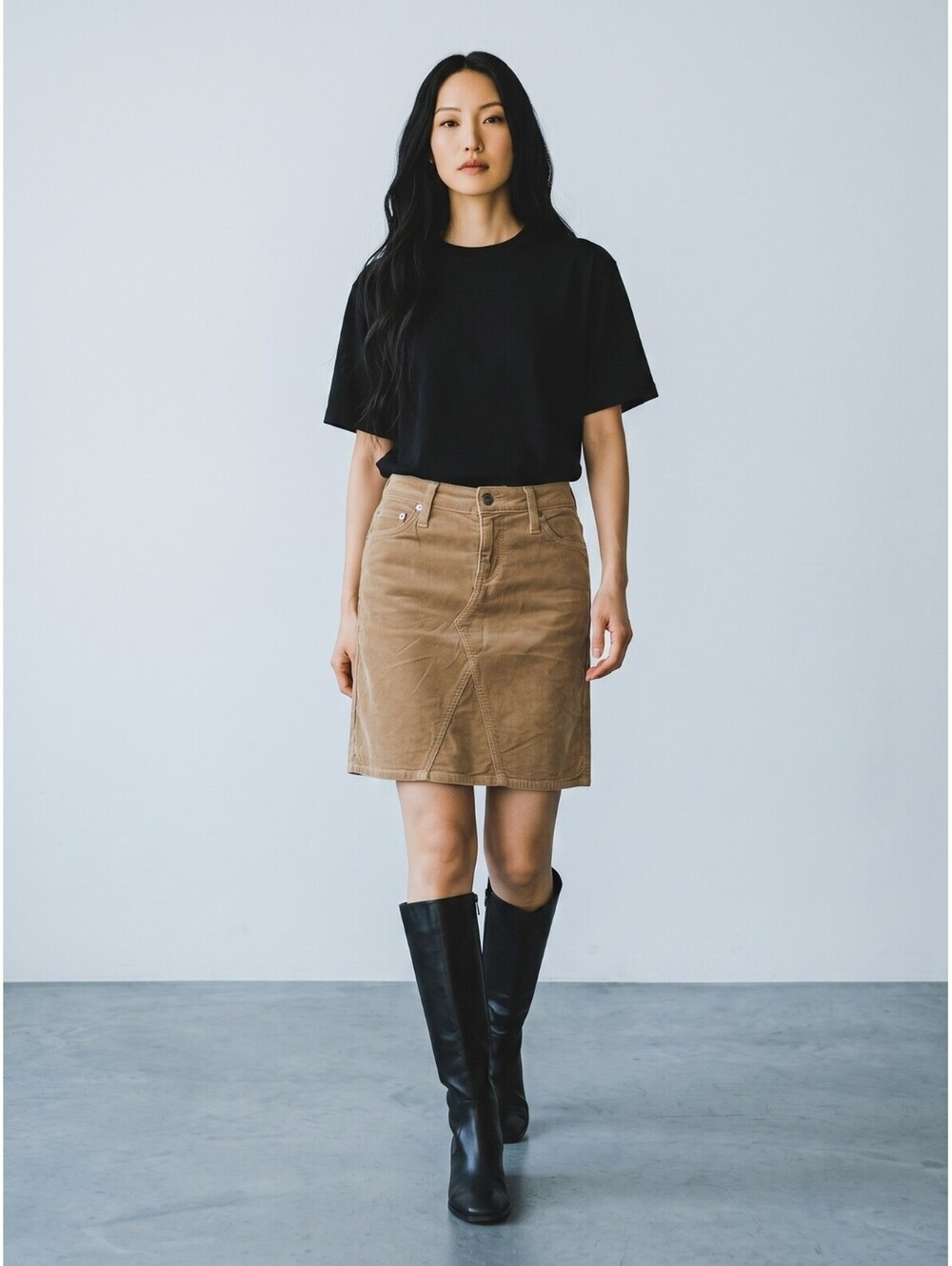 AG Adriano Goldschmied NWOT Corduroy Mini Skirt-Size 25-Tan